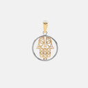 COLGANTE MANO DE FÁTIMA BICOLOR