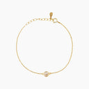 PULSERA PUNTO DE LUZ BAÑO ORO