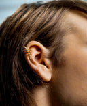 EAR CUFF SERPIENTE BAÑO ORO
