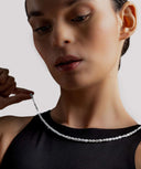 COLLAR PERLA BAÑO ORO