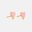 PENDIENTES PINK LOVE GOLD