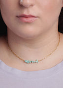 COLLAR SERENITY CON AMAZONITAS