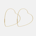 AROS CORAZÓN ETÉREO BAÑO ORO