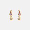 PENDIENTES BOREAL BAÑO ORO