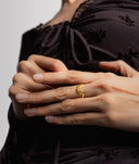 ANILLO ECLIPSE BAÑO ORO