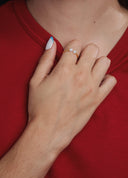 ANILLO DÚA BAÑO ORO