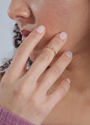 ANILLO ÁNGULO BAÑO ORO